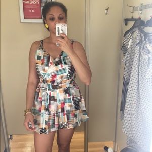 💕Multicolored Romper brand new without tags